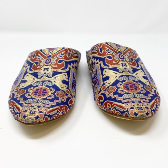 Urban Outfitters | Woven Pointed Toe Slide Mules Size 7 - Picture 3 of 12